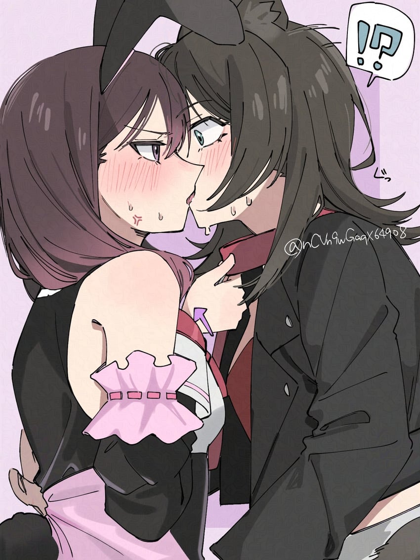 shiina taki and yahata umiri (bang dream! and 1 more) drawn by nanami_(nunnun_0410)