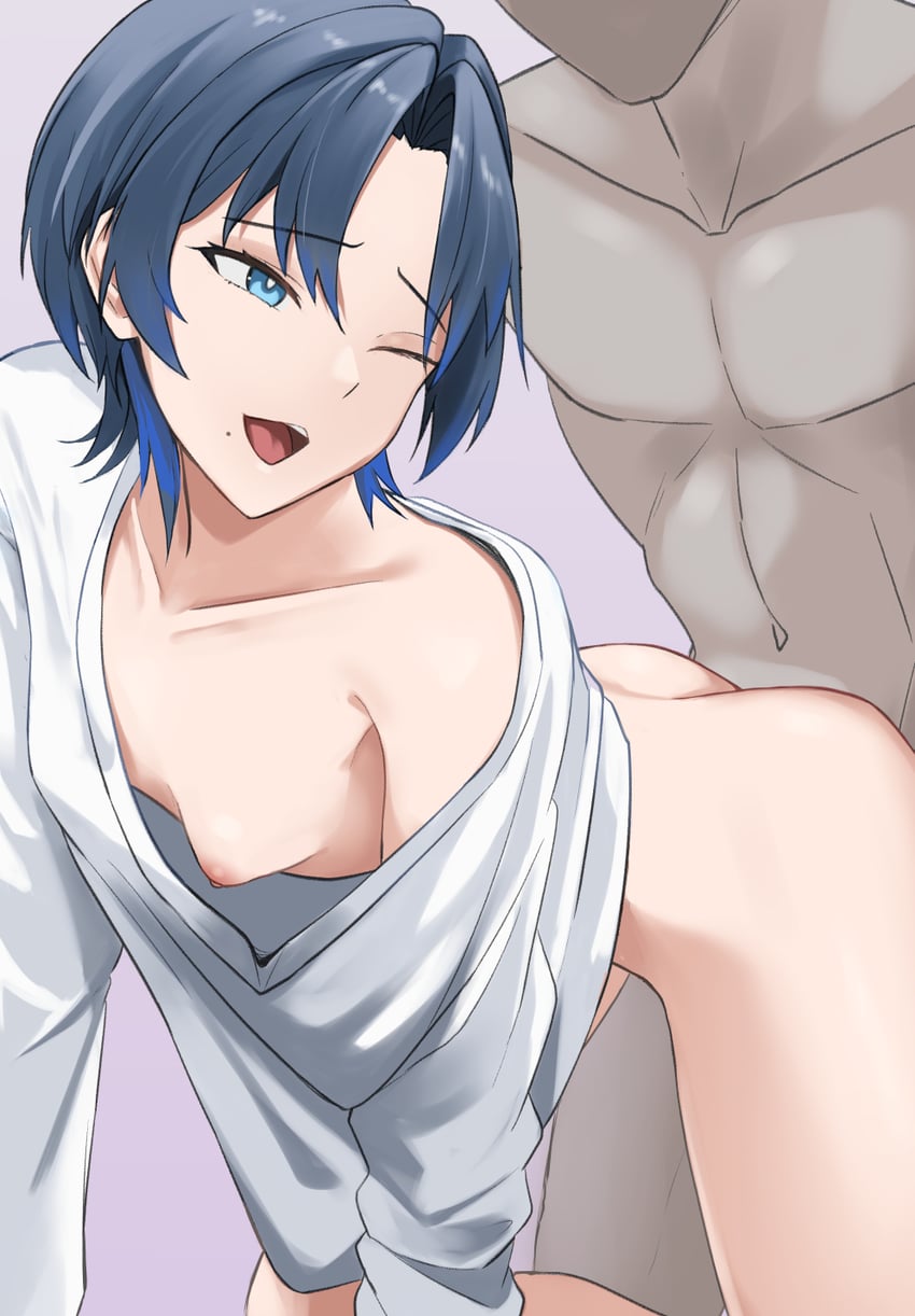 hiodoshi ao (hololive and 1 more) drawn by uragawa314