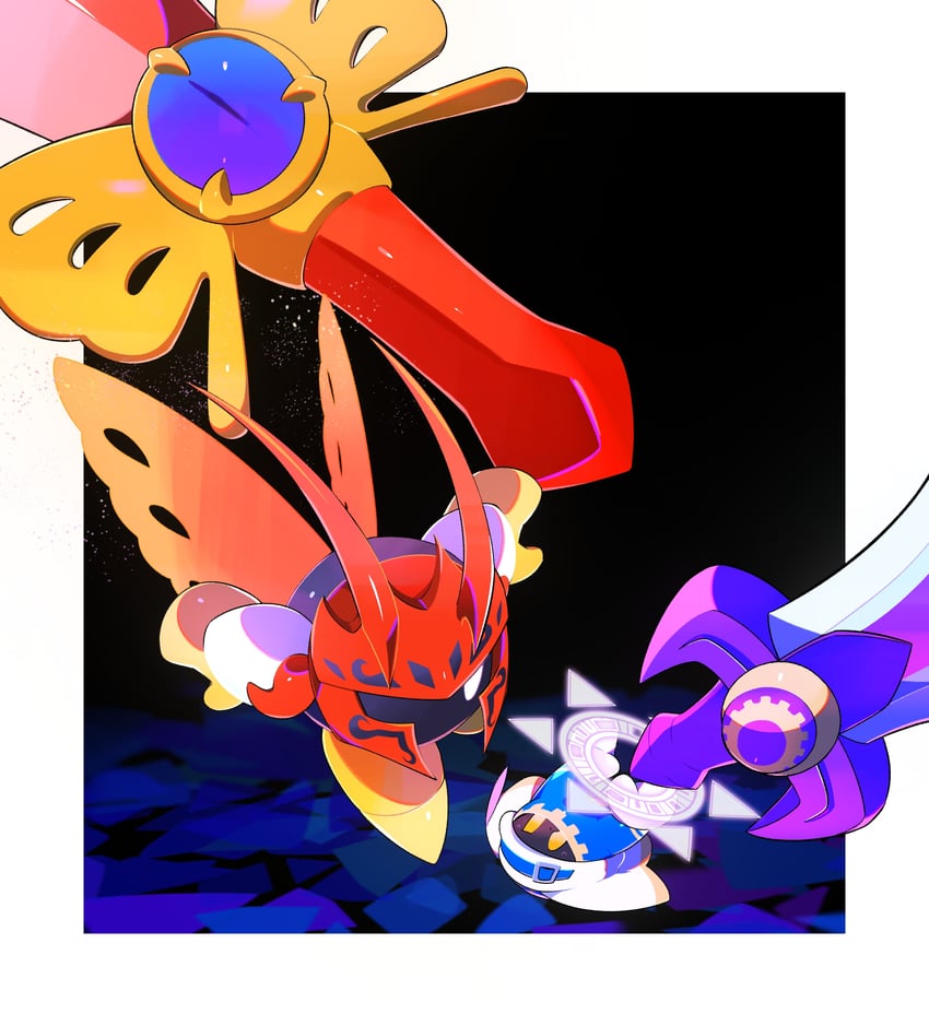 magolor and morpho knight (kirby and 1 more) drawn by kanianoreki