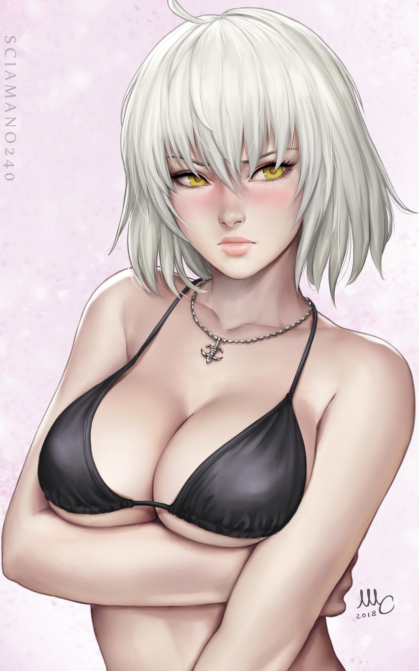 jeanne d'arc alter (fate and 1 more) drawn by sciamano240
