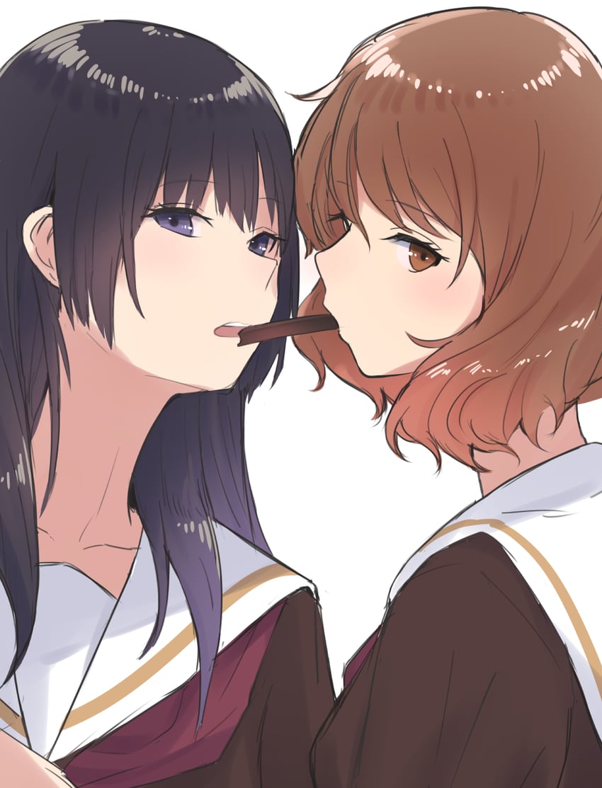 oumae kumiko and kousaka reina (hibike! euphonium) drawn by 14sai_bishoujo_(shoutarou)
