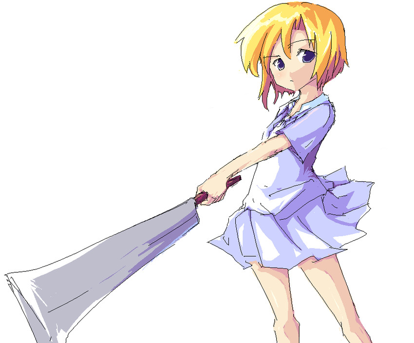 ryuuguu rena (higurashi no naku koro ni) drawn by saiste