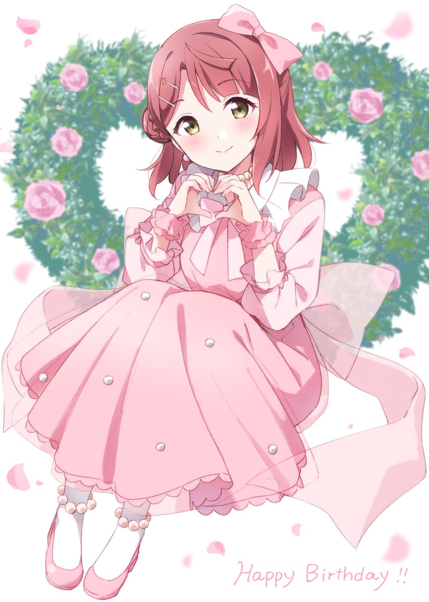 uehara ayumu (love live! and 1 more) drawn by hazuki_(sutasuta)