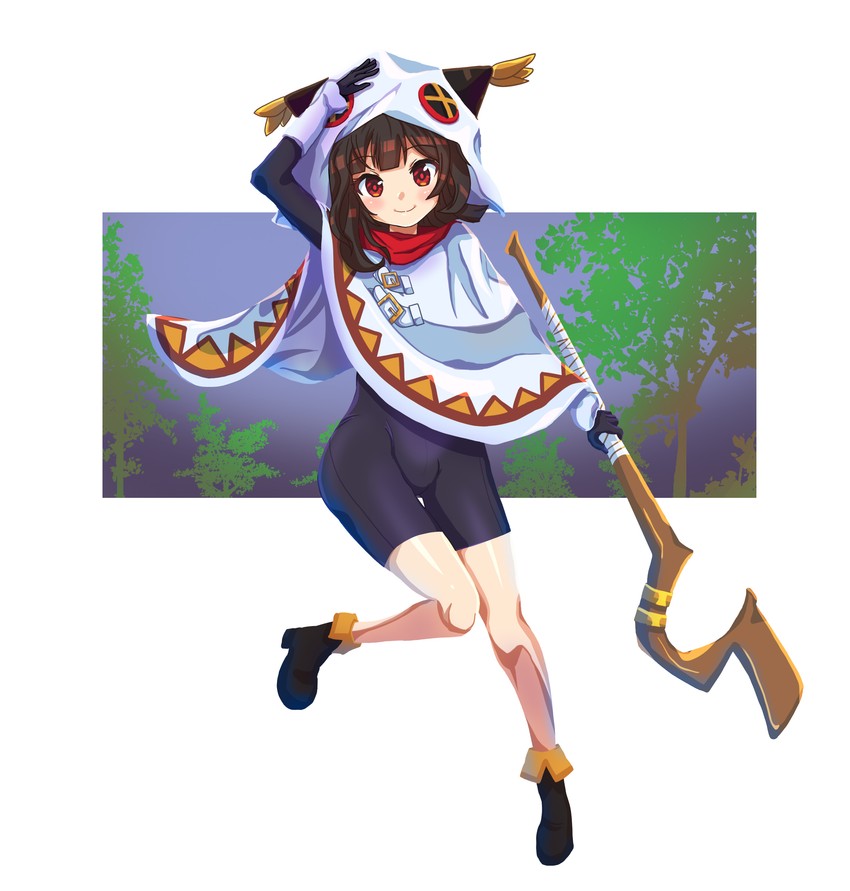 megumin (kono subarashii sekai ni shukufuku wo!) drawn by picasso-goh