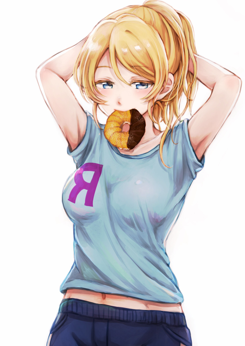 ayase eli (love live! and 1 more) drawn by suito
