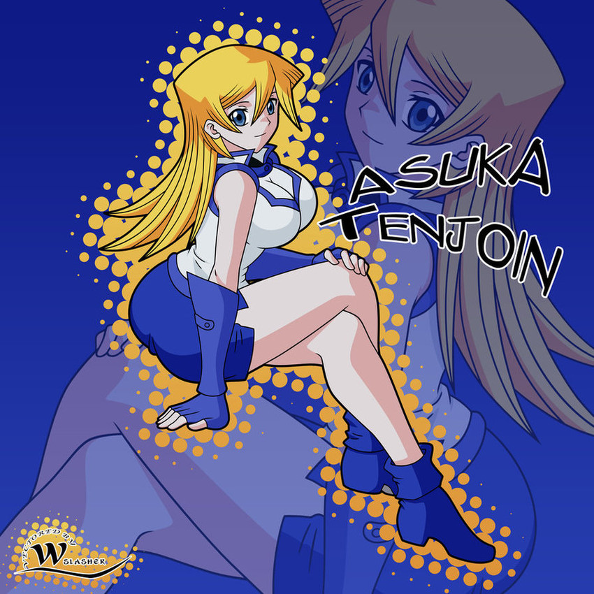 tenjouin asuka (yu-gi-oh! and 1 more) drawn by wslasher