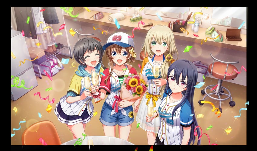 arihara tsubasa, nozaki yuuki, kawakita tomoe, and shinonome ryo (cinderella series and 1 more)