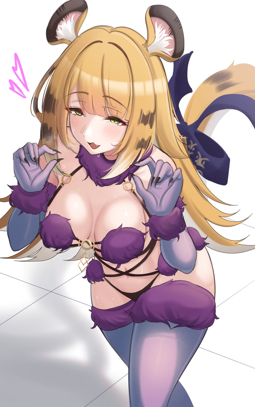 mash kyrielight and ju fufu (fate and 2 more) drawn by laxiusart