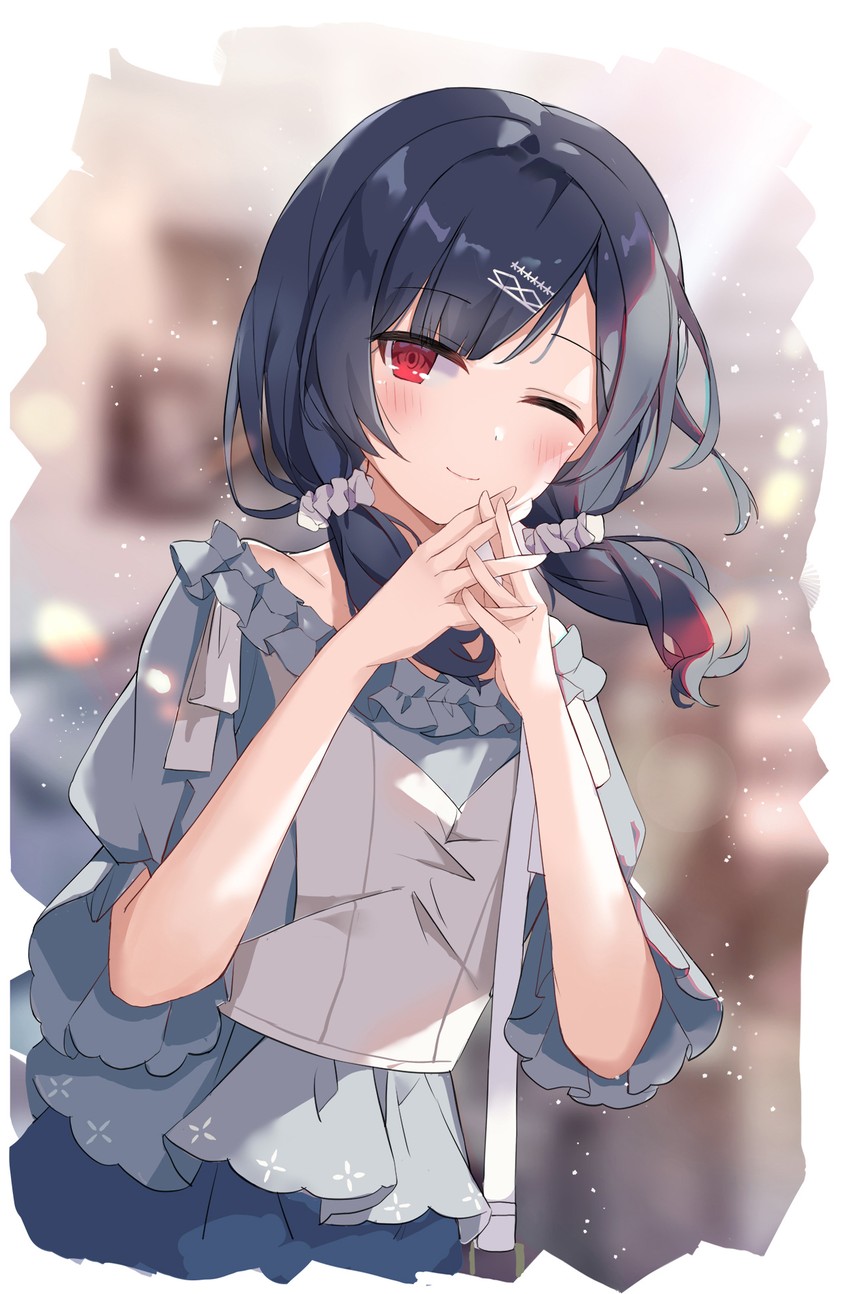 morino rinze (idolmaster and 1 more) drawn by serika