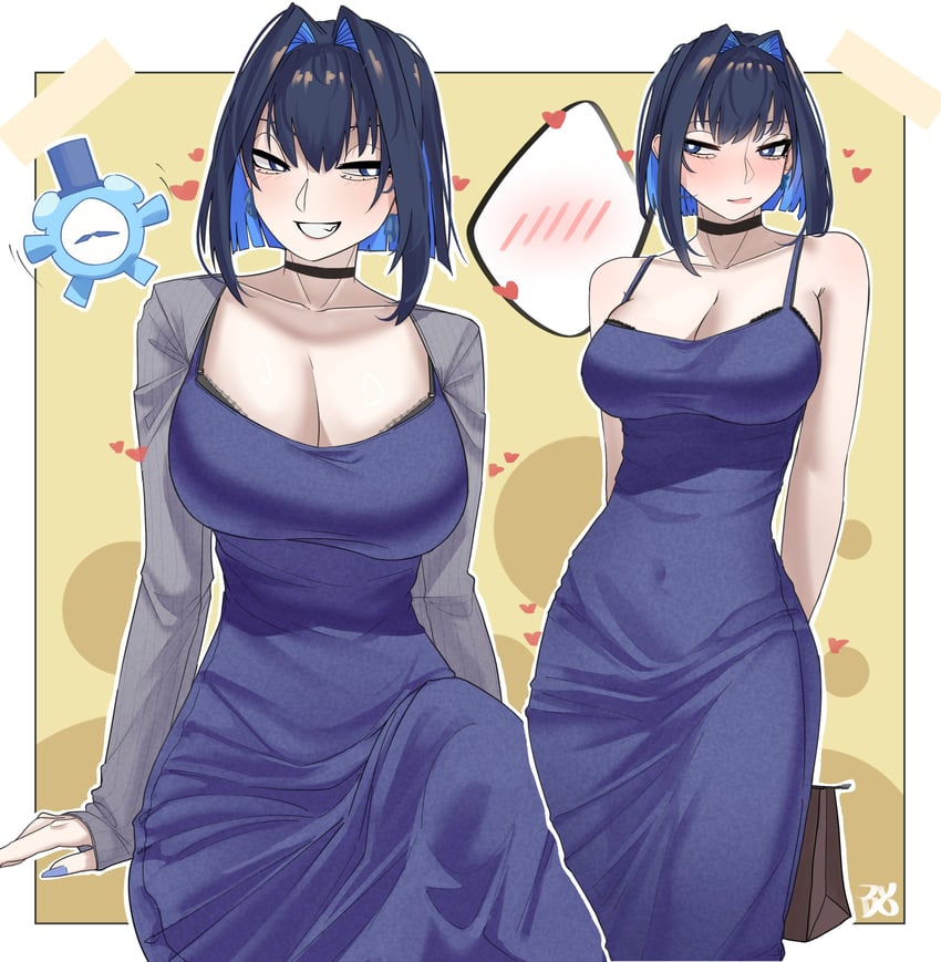 ouro kronii and kronie (hololive and 1 more) drawn by juuuudo