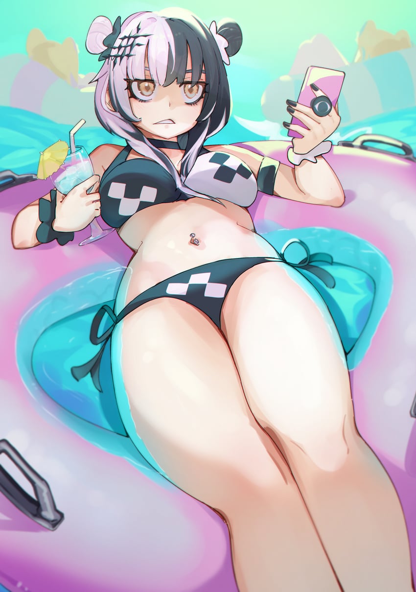 shiori novella (hololive and 1 more) drawn by pinepizza