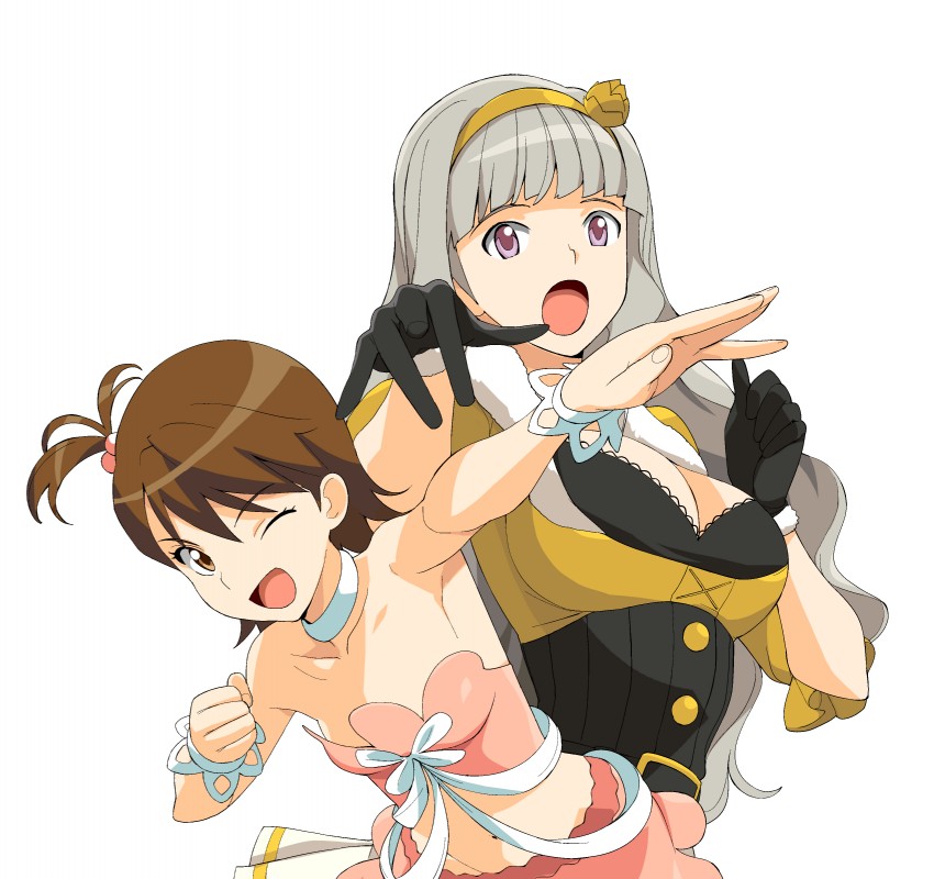 shijou takane and futami ami (idolmaster and 1 more) drawn by a1_(initial-g)