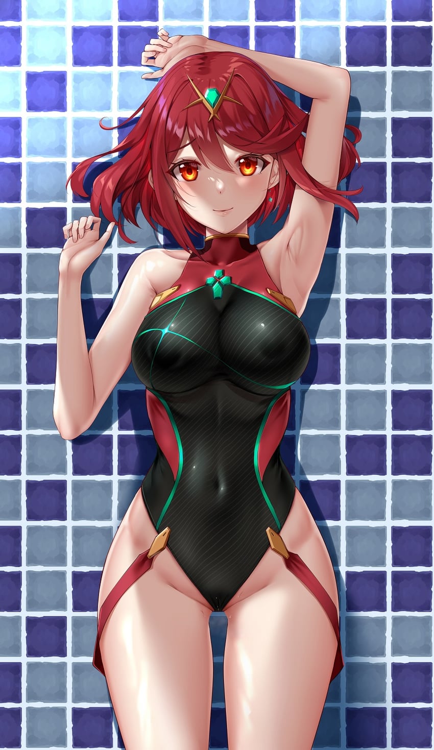 pyra (xenoblade chronicles and 1 more) drawn by matrix16