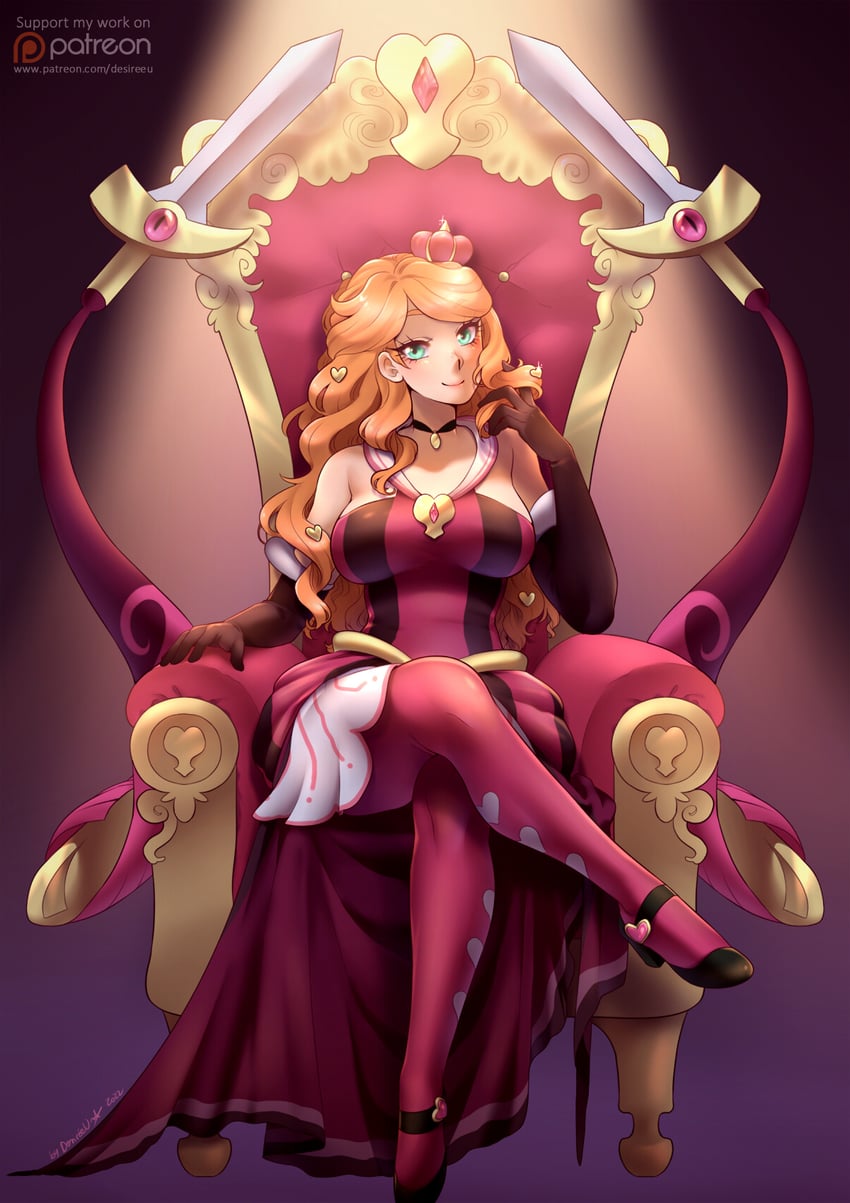sonia and honedge (pokemon and 1 more) drawn by desireeu