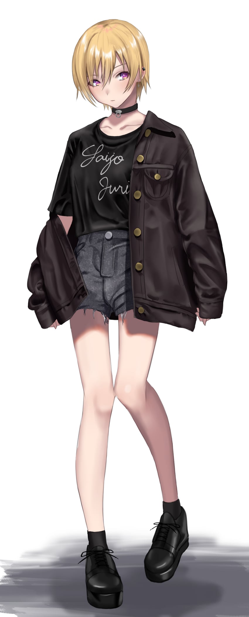 saijo juri (idolmaster and 1 more) drawn by out_type_(outtypeex)