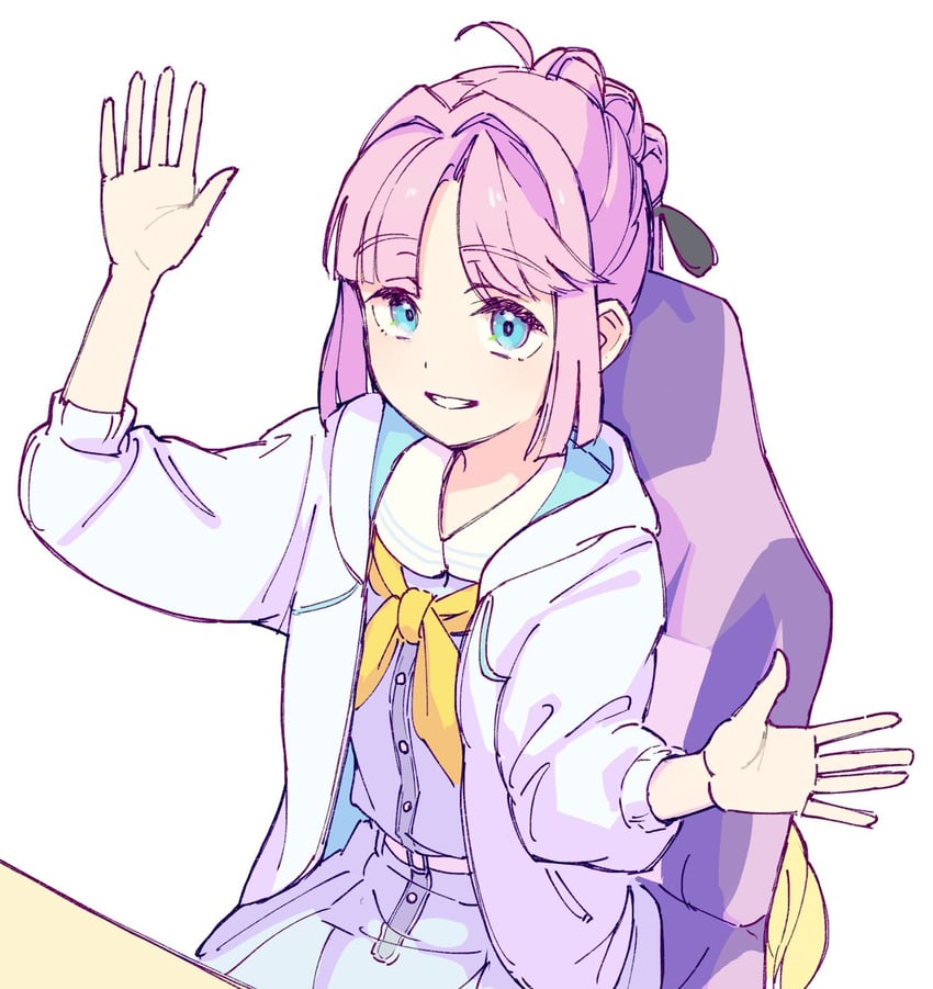 anyoji hime (love live! and 1 more) drawn by lao_ren_xing