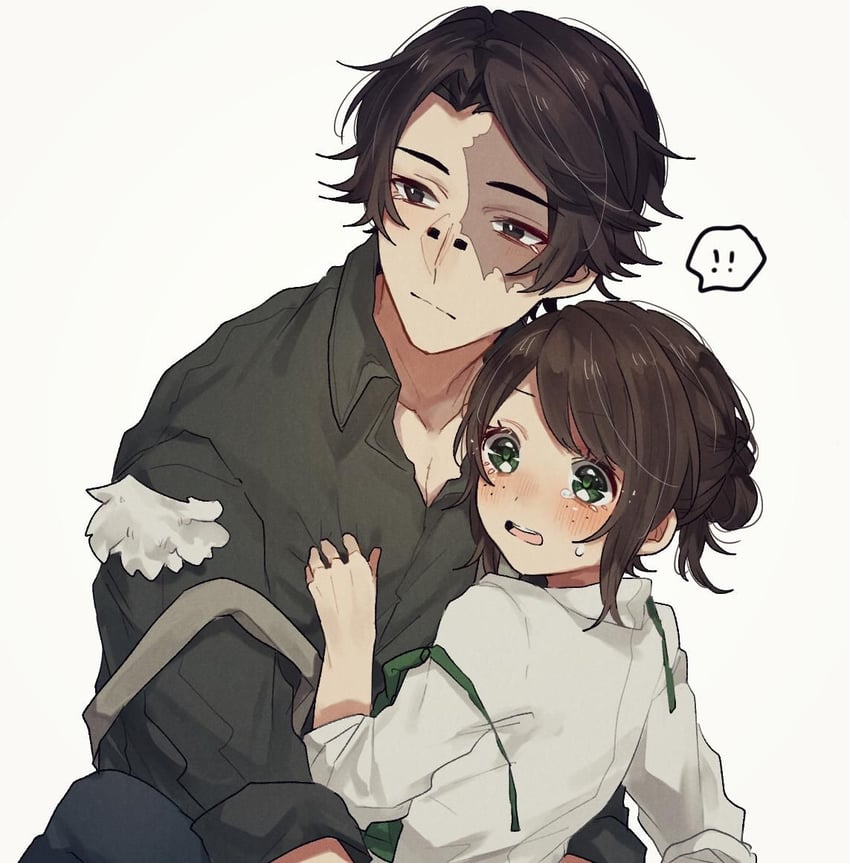 emma woods and norton campbell (identity v) drawn by nishikichi