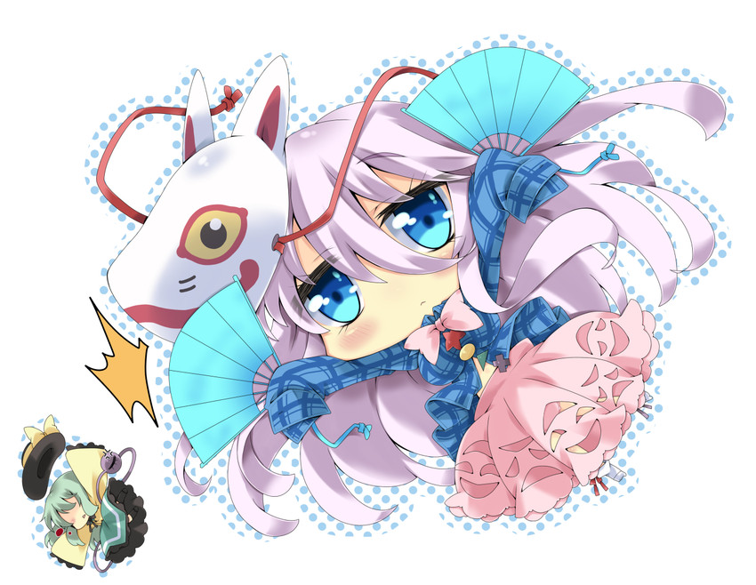komeiji koishi and hata no kokoro (touhou) drawn by milkpanda
