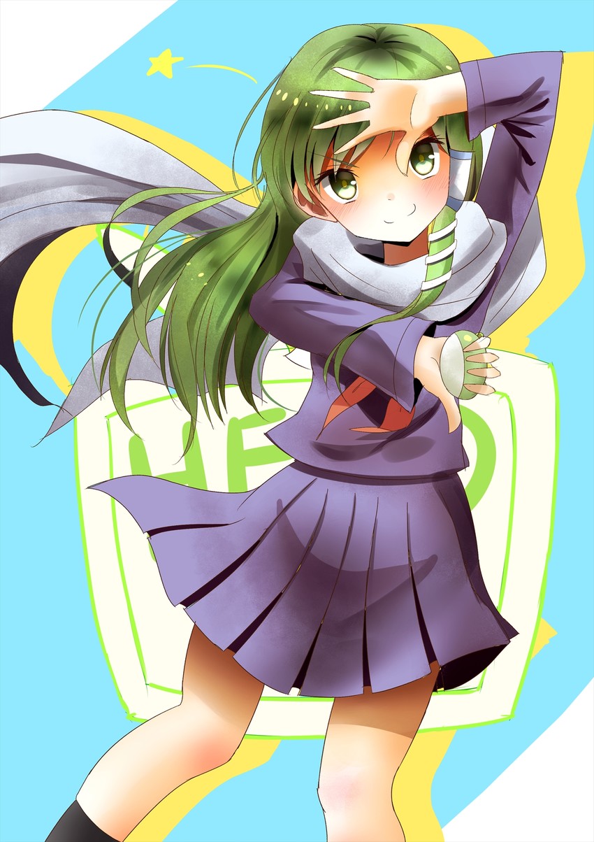 kochiya sanae (touhou and 1 more) drawn by indo_(mdtanaka2007)