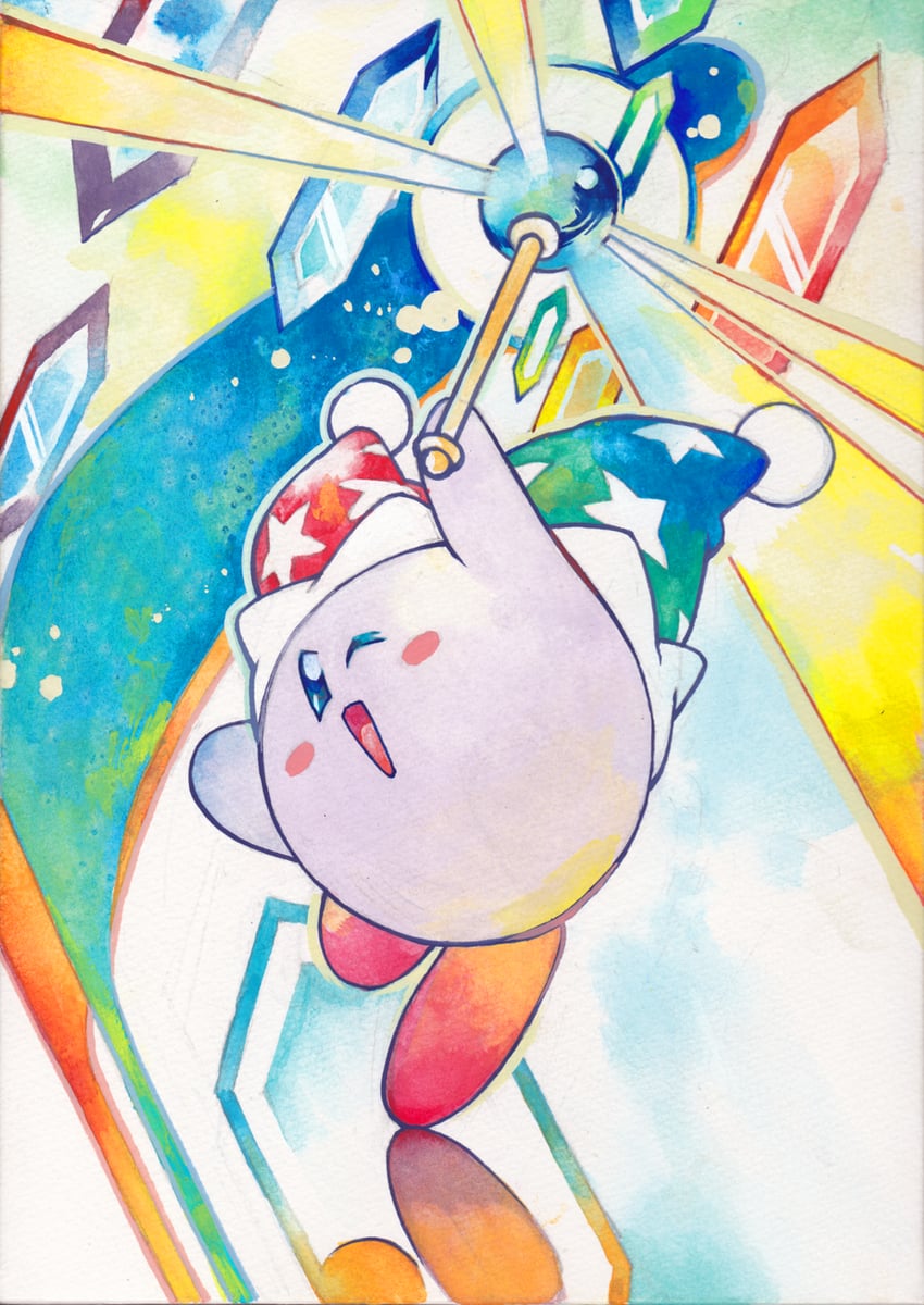 kirby and mirror kirby (kirby) drawn by so-taro