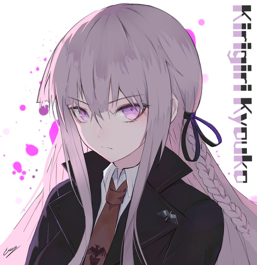 kirigiri kyoko (danganronpa and 1 more) drawn by erospanda