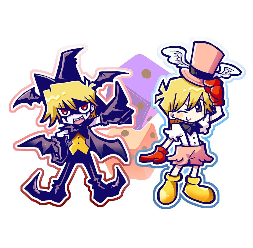 jonouchi katsuya, graceful dice, and skull dice (yu-gi-oh! and 1 more) drawn by mxx33