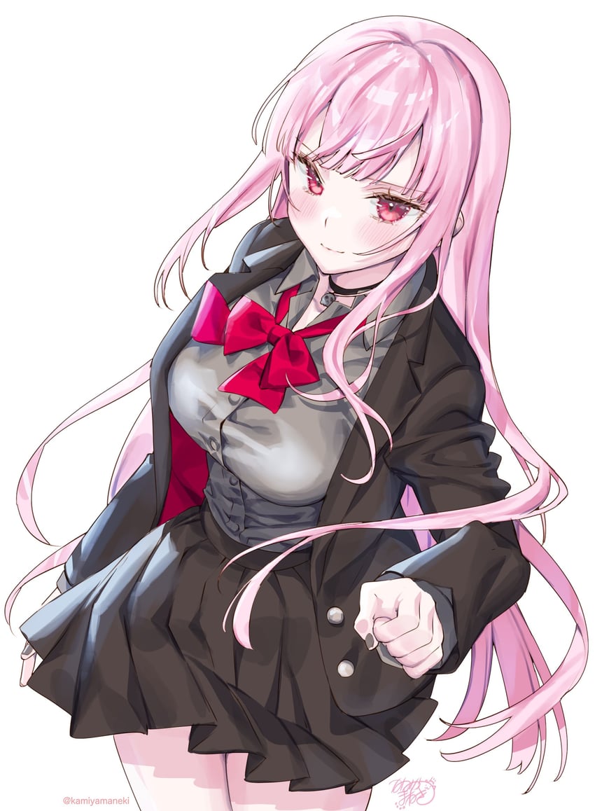 mori calliope (hololive and 1 more) drawn by kamiya_maneki