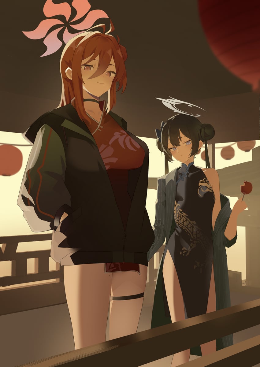 kisaki and reijo (blue archive) drawn by toriko_(honmono)