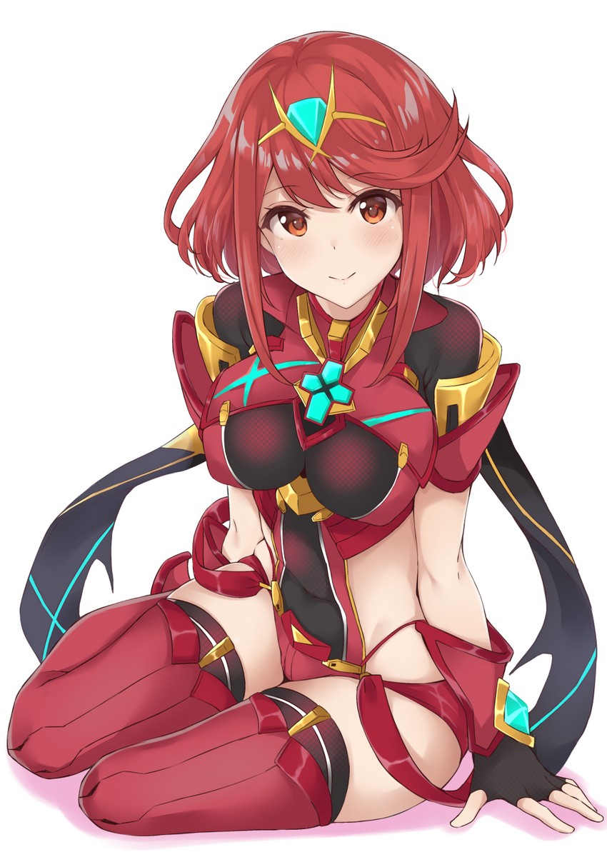 pyra (xenoblade chronicles and 1 more) drawn by tetora_(yumejihuka)