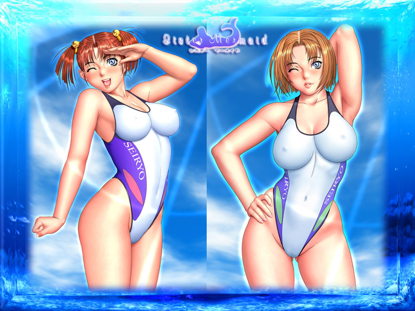 mifune seren and mifune chiho (sister mermaid) drawn by tsukasa_jun