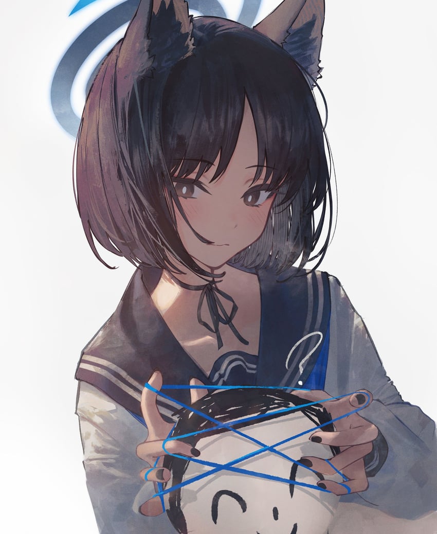 sensei, doodle sensei, and kikyou (blue archive) drawn by betabeet