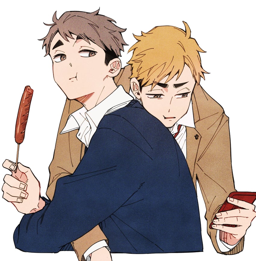 miya atsumu and miya osamu (haikyuu!!) drawn by deka_ibiki