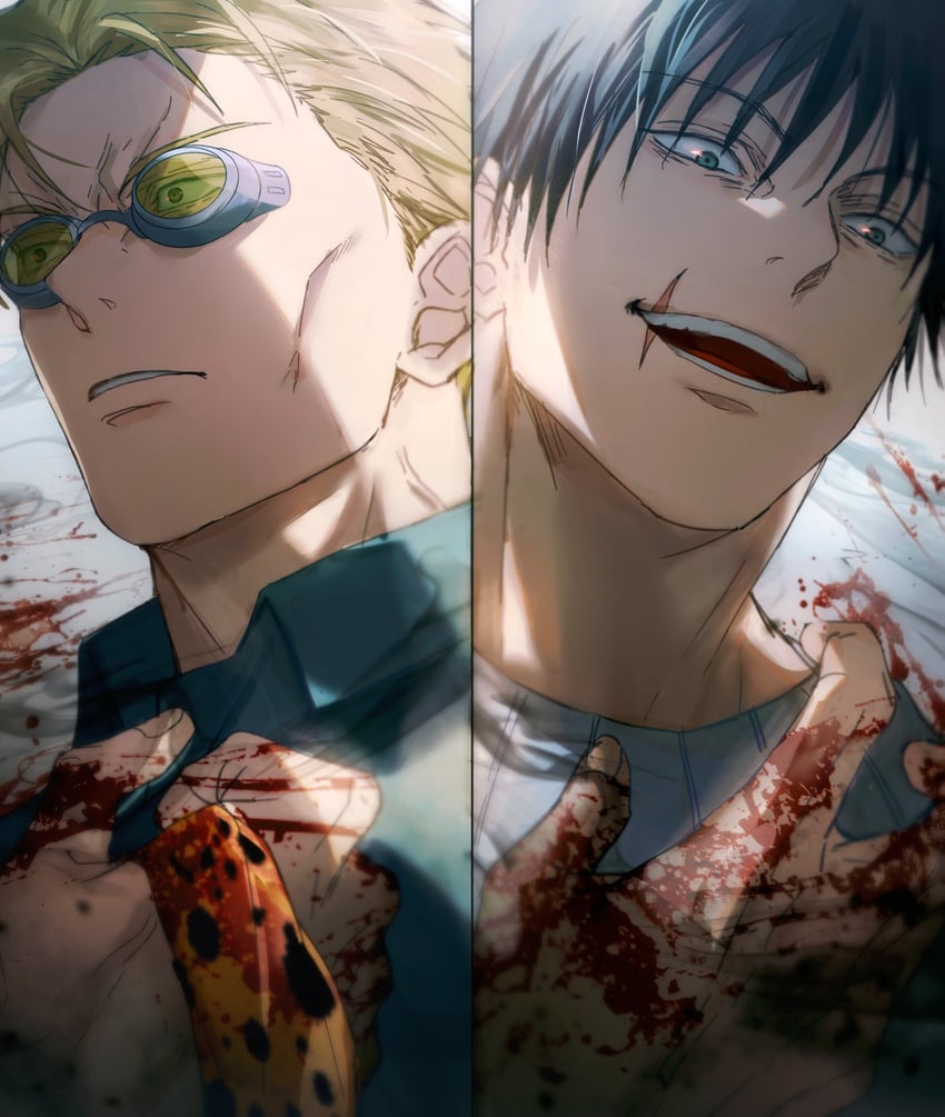 nanami kento and fushiguro touji (jujutsu kaisen) drawn by yoon_(dmsco1803)
