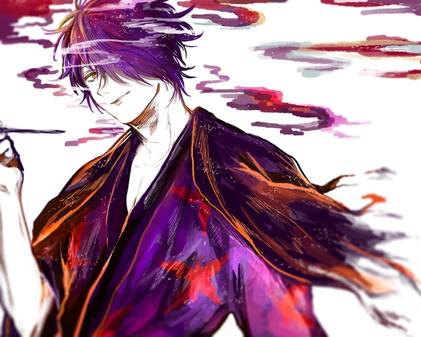 takasugi shinsuke (gintama) drawn by mizudama