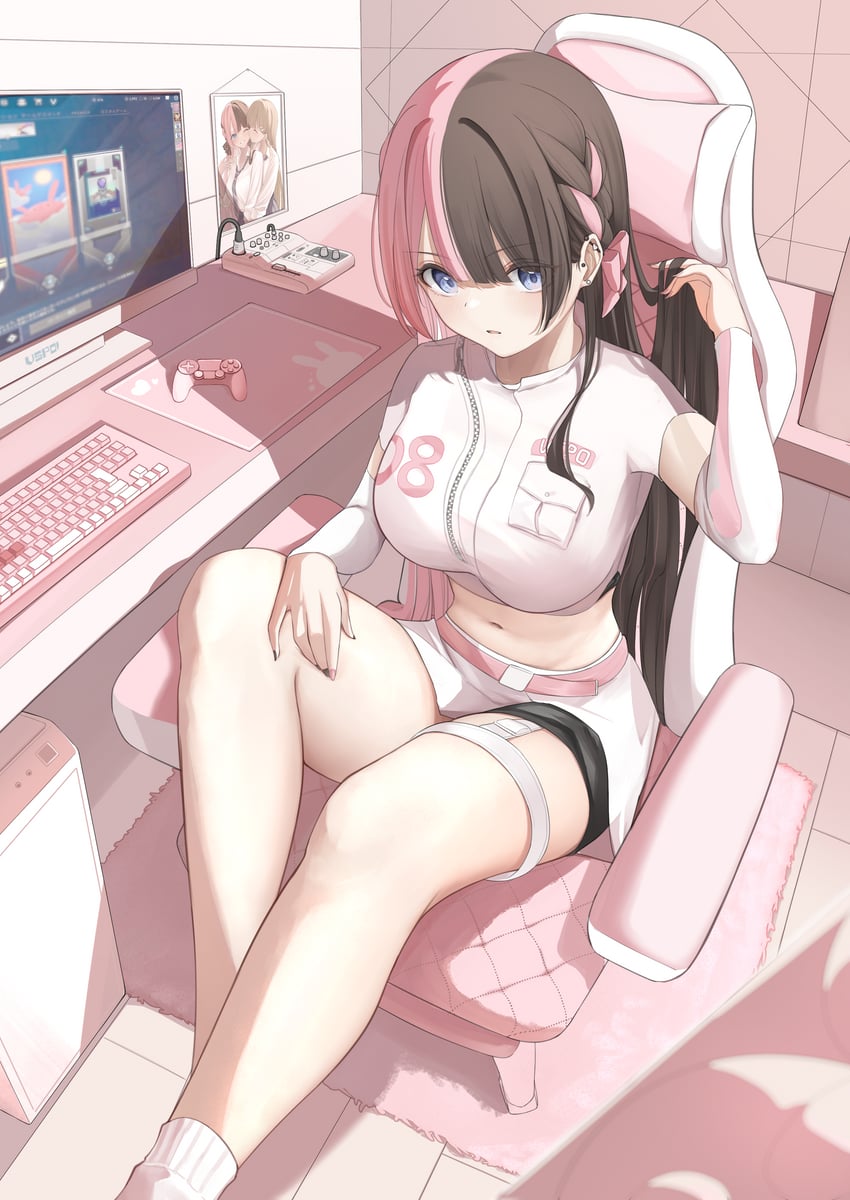 tachibana hinano and hanabusa lisa (vspo! and 2 more) drawn by miduki_yoshi