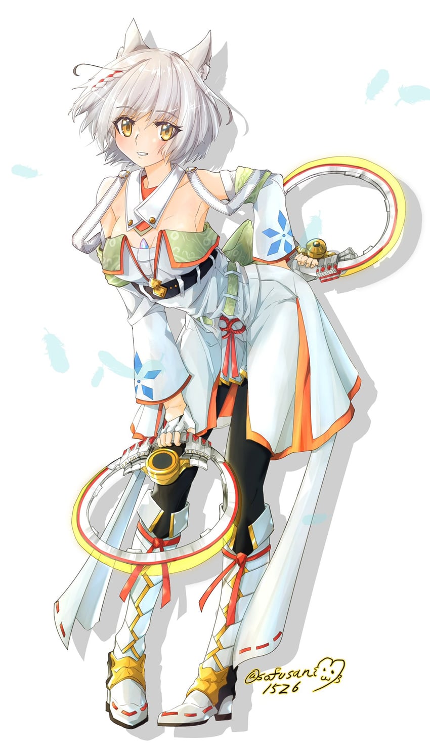 mio (xenoblade chronicles and 1 more) drawn by sofusan1526