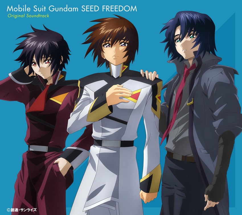 athrun zala, kira yamato, and shinn asuka (gundam and 3 more)