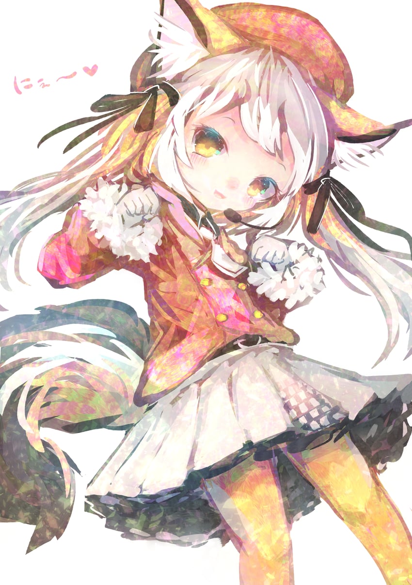 island fox (kemono friends and 1 more) drawn by maki_gamin