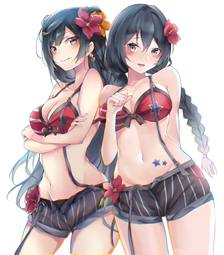 yuki setsuna and nakagawa nana (love live! and 1 more) drawn by caicos