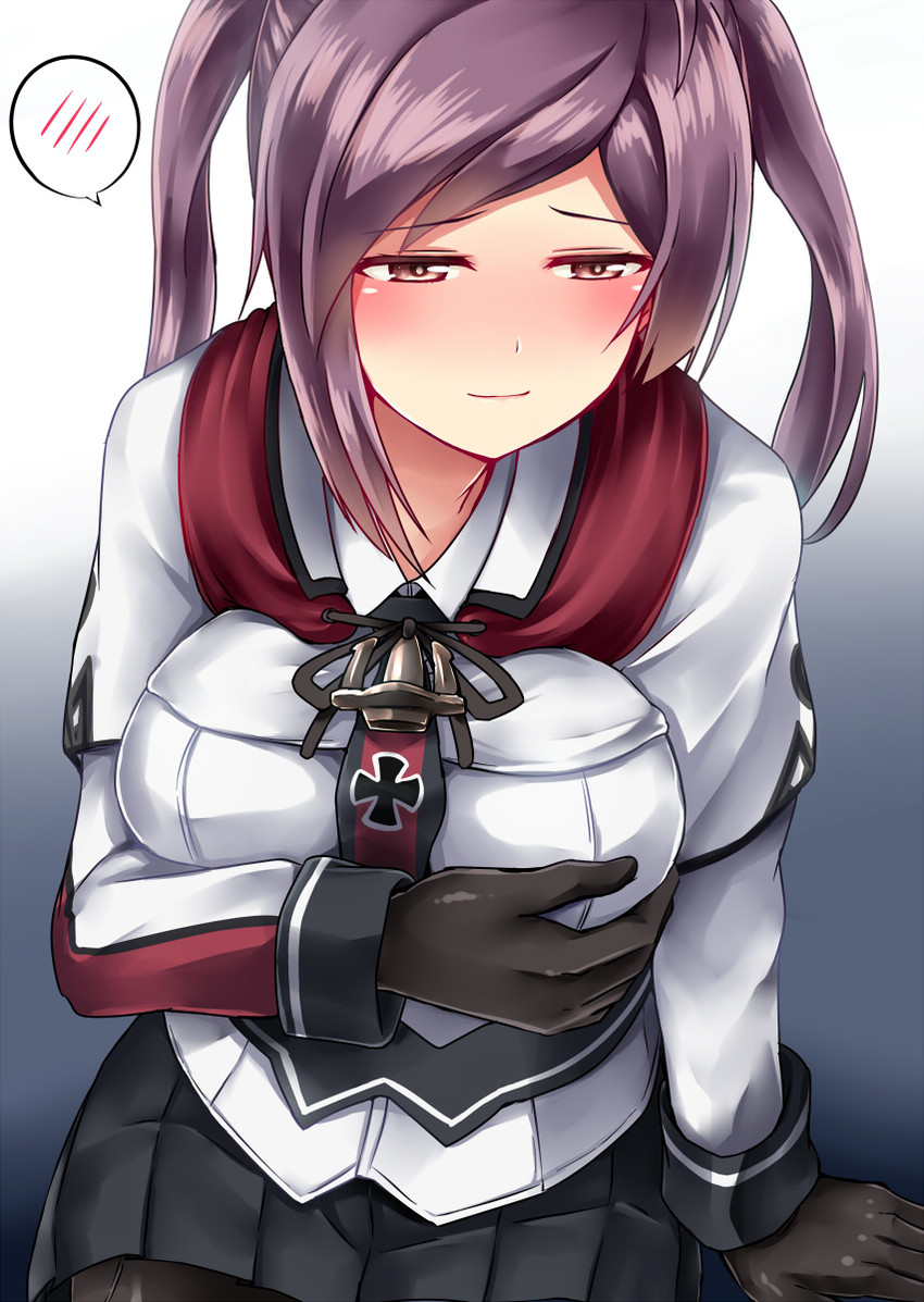 graf zeppelin, hagikaze, and hayami saori (kantai collection) drawn by kamelie