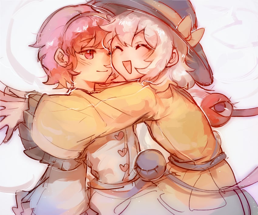 komeiji koishi and komeiji satori (touhou) drawn by yitaidejiegou