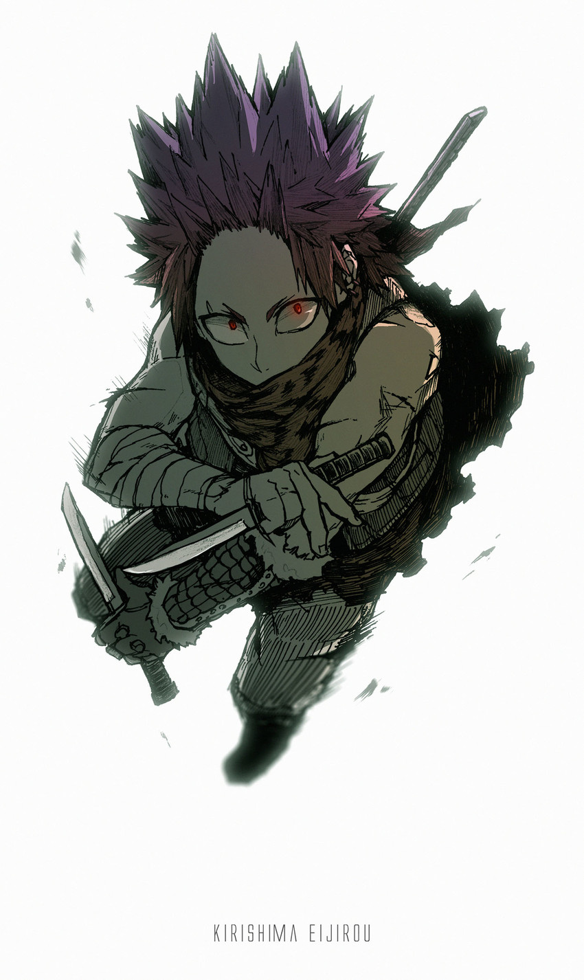 kirishima eijiro (boku no hero academia) drawn by xiao_(creation0528)