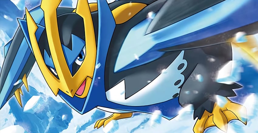 empoleon (pokemon and 1 more) drawn by fukuda_masakazu