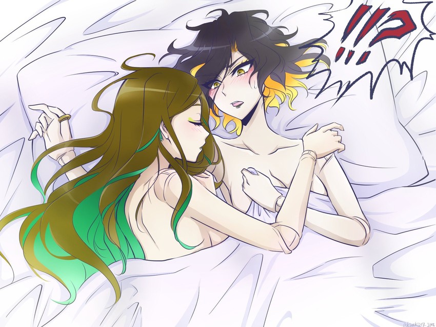 phara suyuf and leiur darahim (senki zesshou symphogear) drawn by kiraki