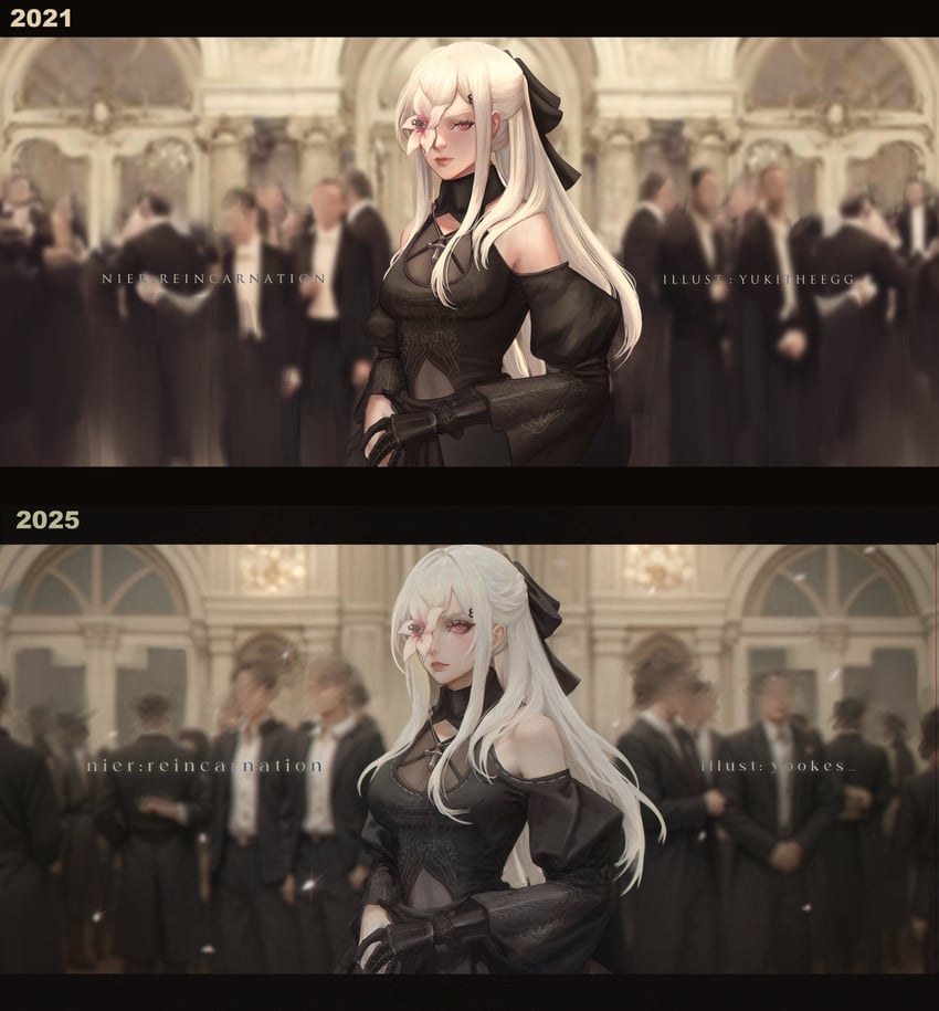 zero (nier and 3 more) drawn by yuki_lu