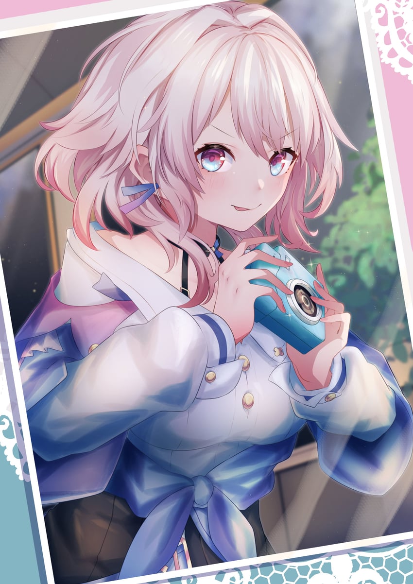 march 7th (honkai and 1 more) drawn by aoi_eno