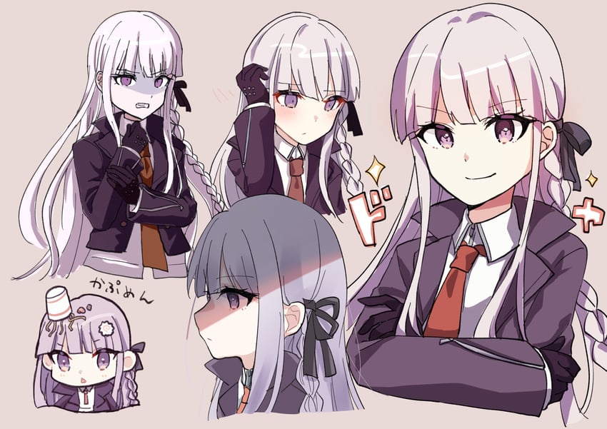 kirigiri kyoko (danganronpa and 1 more) drawn by hana_no_yo