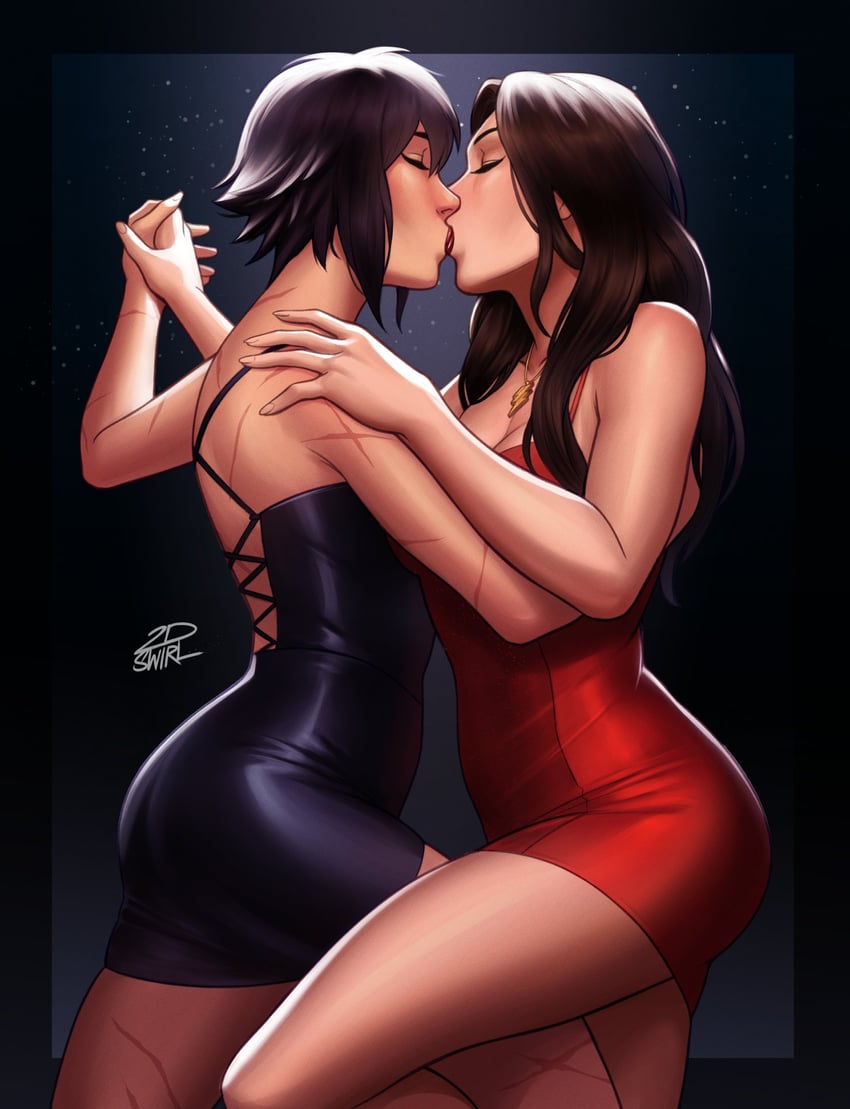cassandra cain and mary batson (dc comics and 3 more) drawn by 2dswirl