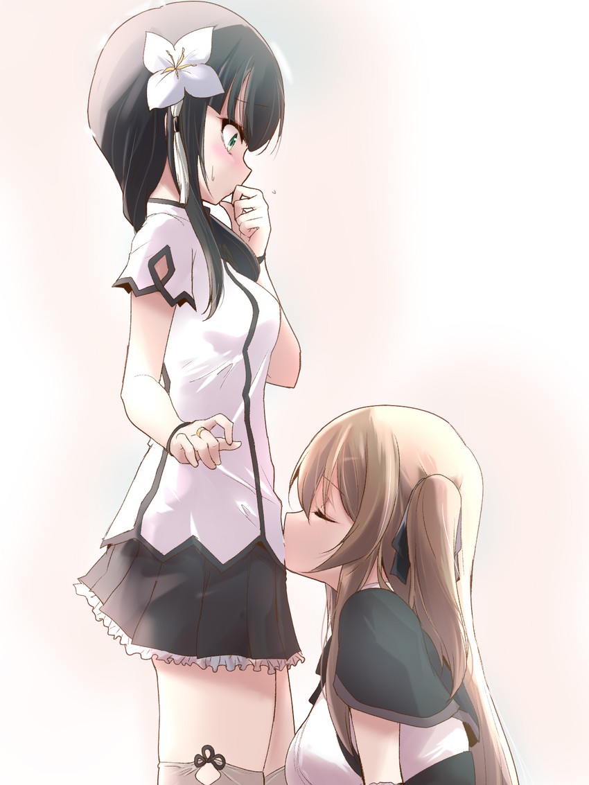 kuo shenlin and wang yujia (assault lily) drawn by urutsu_sahari