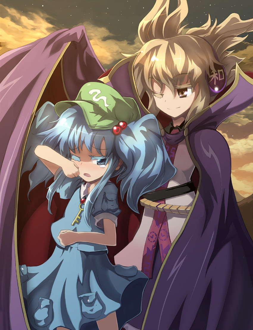 kawashiro nitori and toyosatomimi no miko (touhou) drawn by syope